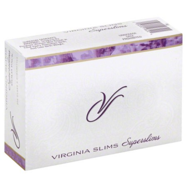 Virginia Slims Menthol Superslim 100's Box Cigarettes | Cigarette.Run