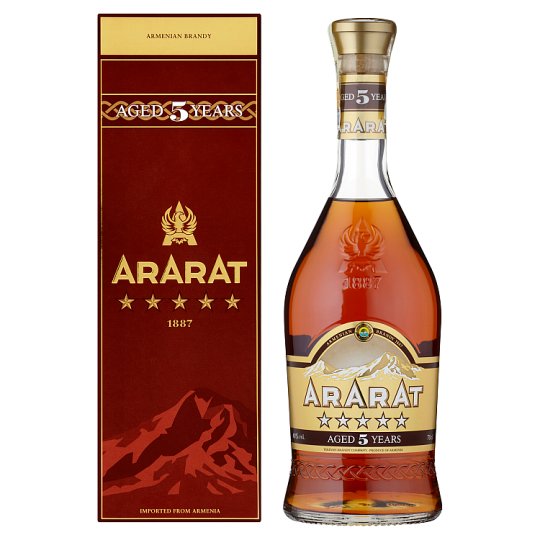 Коньяк Арарат 5 звезд 40% п/у 0.7л (армения) (4850001002314)
